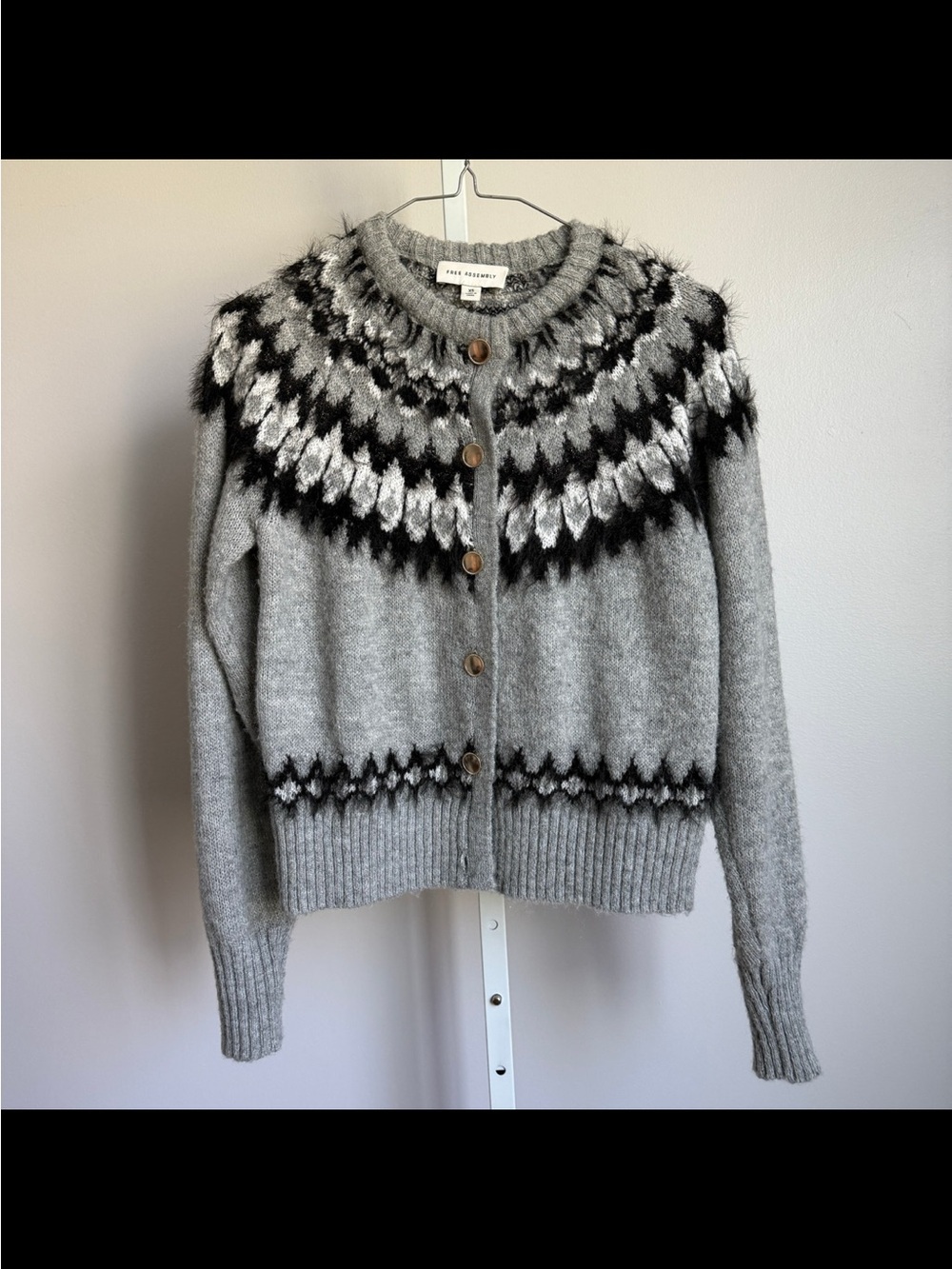 Free Assembly Fair isle Cardigan